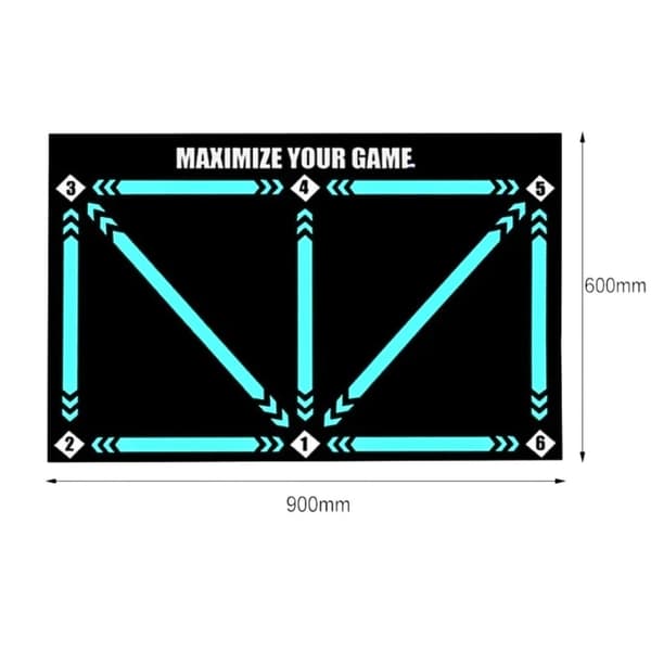 Fotballmatte / Treningsmatte for fotball - 90x60 cm