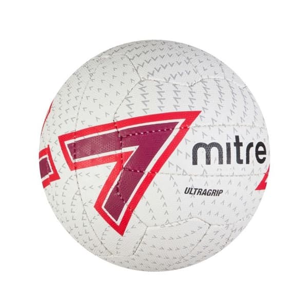 Netballboll - Mitre - Ultragrip - 18 paneler - Djärva färger - Förbättrad kontroll