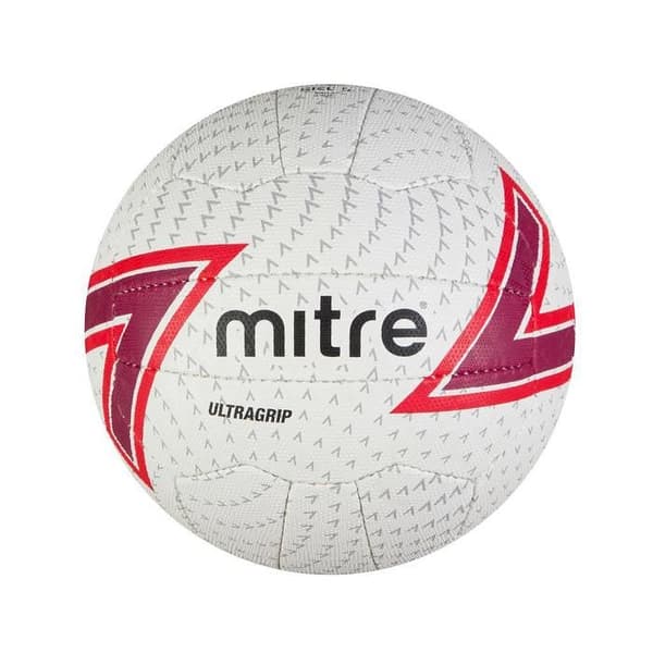 Netballboll - Mitre - Ultragrip - 18 paneler - Djärva färger - Förbättrad kontroll