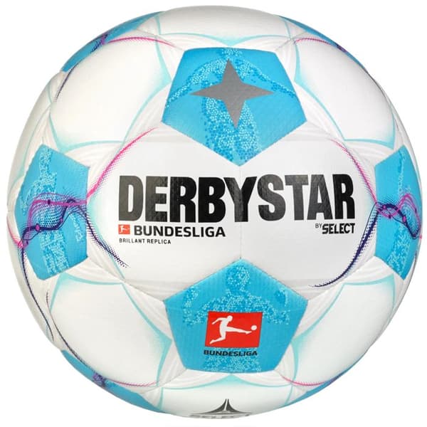 Fotboll - Derbystar - Bundesliga Brillant Replica - Storlek 5 - Unisex - Vit
