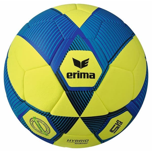 Fotboll - Erima - Hybrid Inomhus - Gul/New Roy - Mikrofiber PU - Vuxen