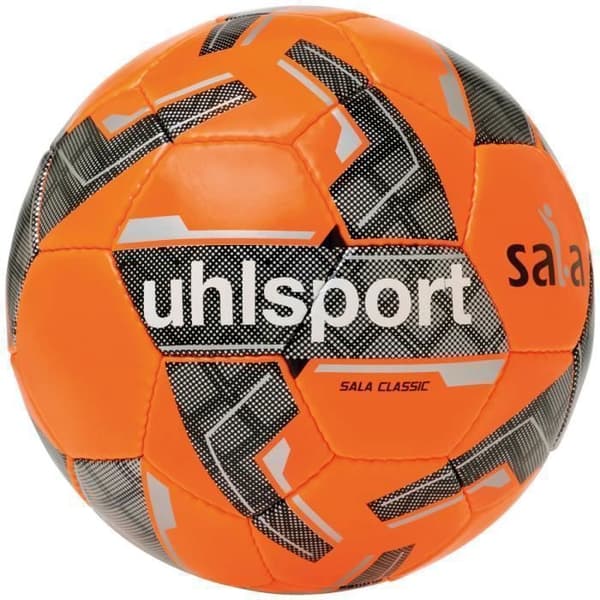 Futsalboll barn - Uhlsport - Sala Classic - Orange fluoro/svart/silver - Storlek 4 - 350g