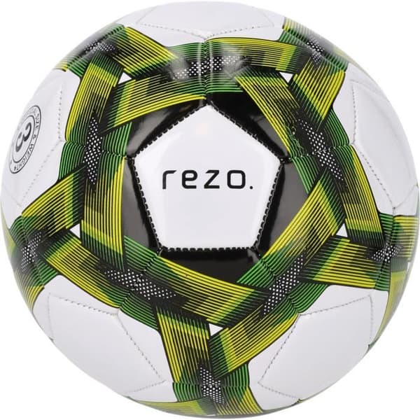 Fotboll - REZO - PVC - Storlek 3 - Tvåfärgad gul - Slitstark