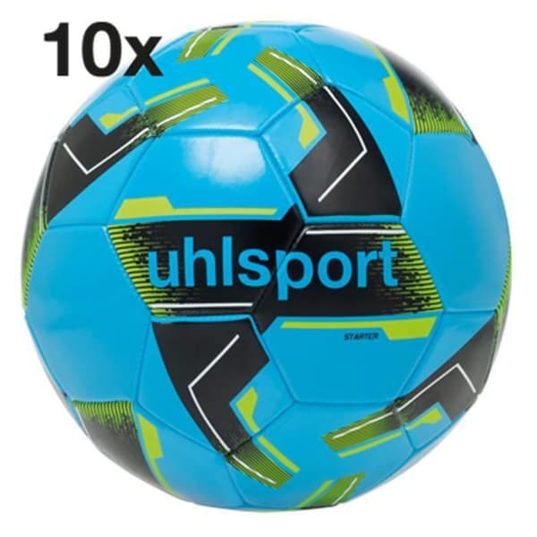 Paket med 4 x 10 Uhlsport Starter-bollar - mångfärgad - Storlek 5