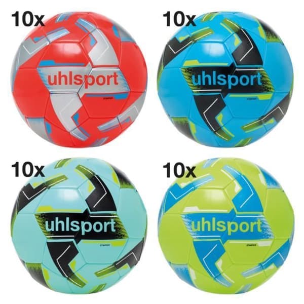 Paket med 4 x 10 Uhlsport Starter-bollar - mångfärgad - Storlek 5