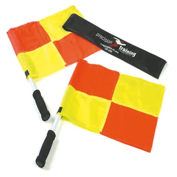Precision Unisex flagsæt for voksne linjevogtere Yellow/Orange/Black One Size
