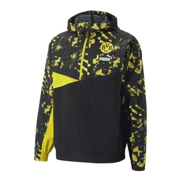 Borussia Dortmund Sweatshirt 2022/23 - svart/cybergul - XS