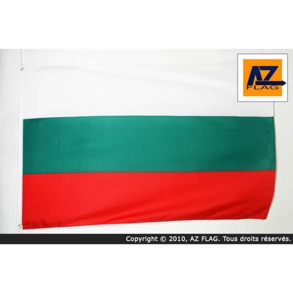 Flagga - AZ FLAGGA - Bulgarien - 150x90cm - Polyester - Metallöglor
