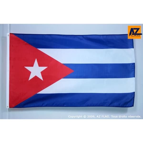Flagga - A-Ö-FLAGGA - Kuba - 150x90cm - Lätt polyester - Metallöglor