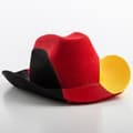 Miniatyrbild 3 av 3: Cowboyhatt - Tyskland - Röd - 100% Polyester - Unisex - Vuxen