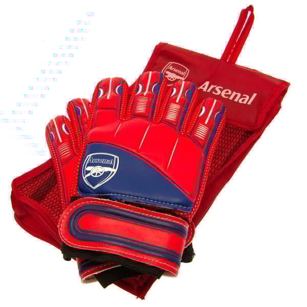 Arsenal FC Childrens/Kids Goalkeeper Gloves