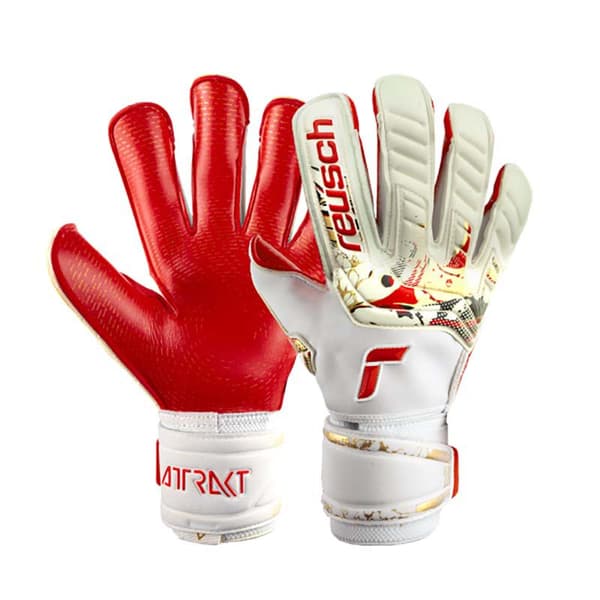 Reusch Målvaktshandskar Attrakt Gold X Glueprint Beige,Vit 8 1/2
