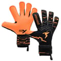 Miniatyrbillede 1 af 6: Precision Målmandshandsker Fusion X Pro Surround Quartz Orange,Sort 9.5