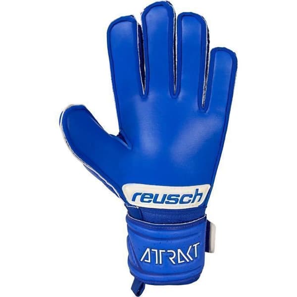 Barnvantar - Reusch - Attrakt Silver - Mörkblå - Latex Reusch Grip Silver - Bekväm