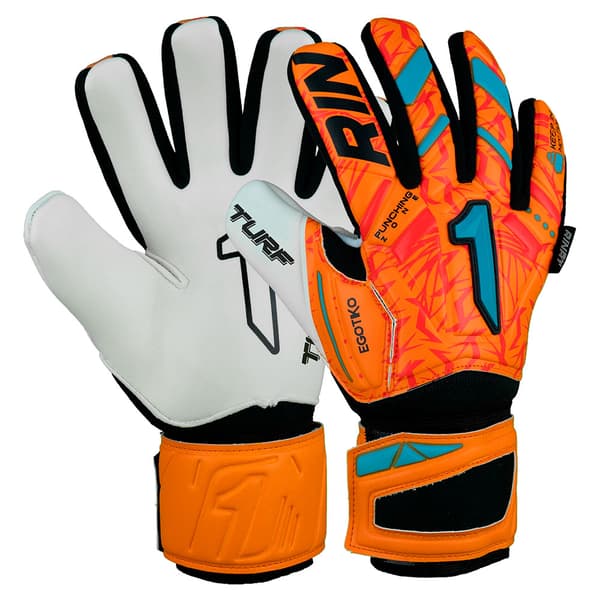 Rinat Egotiko Vengador Turf Basic Junior Målmandshandsker Orange 4