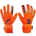 Miniatyrbild 1 av 4: Fotbollsmålvaktshandskar Reusch Attrakt Freegel Silver Junior Shocking Målvaktshandskar Unisex Orange Stl 4
