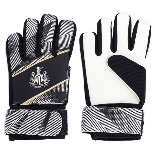 Newcastle United FC Childrens/Kids Fuse Crest Goalkeeper Gloves