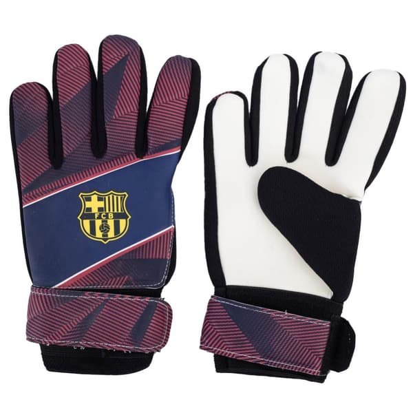 FC Barcelona Childrens/Kids Fuse Goalkeeper Gloves
