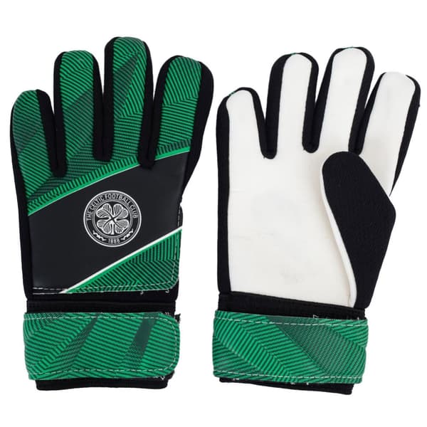 Celtic FC Childrens/Kids Fuse Goalkeeper Gloves