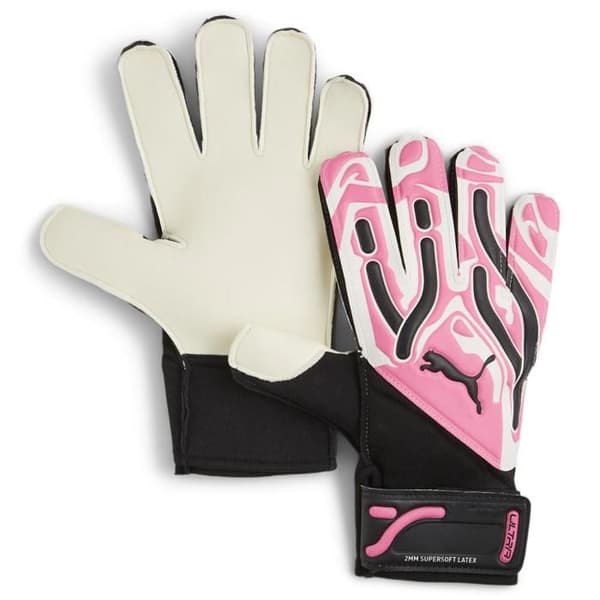 Målvaktshandskar - PUMA - Ultra Pro RC - Vit/Rosa - Unisex - Storlek 4/7/10