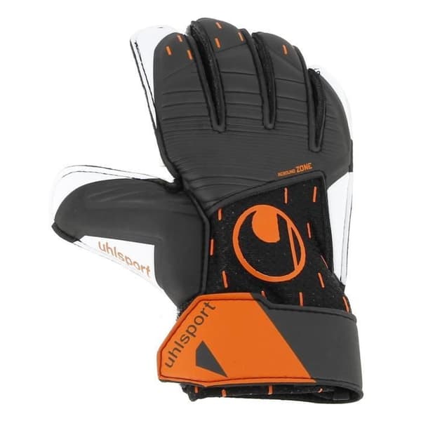 Uhlsport Speed contact starter mjuka fotbollsmålvaktshandskar - Svart - Vuxen - Andas