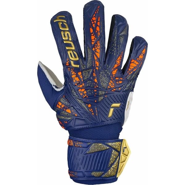 Målvaktshandskar - Reusch - Attrakt Solid - Premium blå - Kille - Fotboll