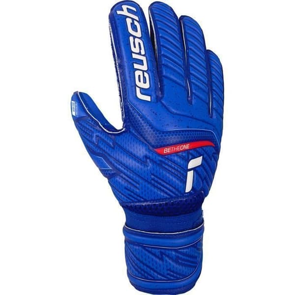 Barnvantar - Reusch - Attrakt Silver - Mörkblå - Latex Reusch Grip Silver - Bekväm