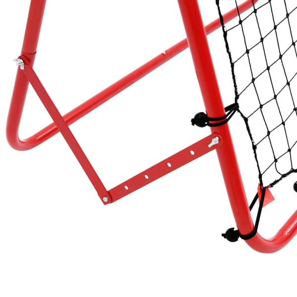 vidaXL Justerbart fotbollsmål Kickback Rebounder 100 x 100 cm