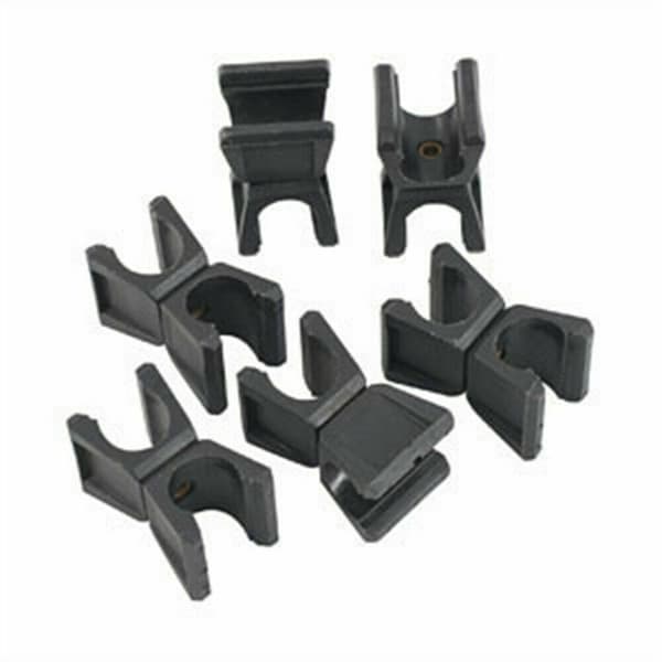 Precision Replacement Swivel Clips (Pack of 6) Black One Size
