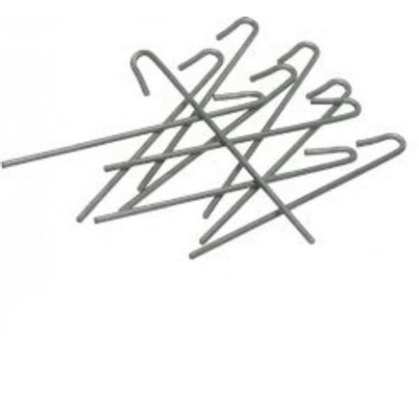 Carta Sport Steel Net Pegs (Pack of 10) Silver One Size