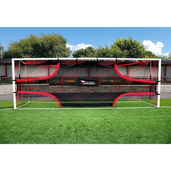 Precision Training Target Net Black/Red 24ft x 8ft