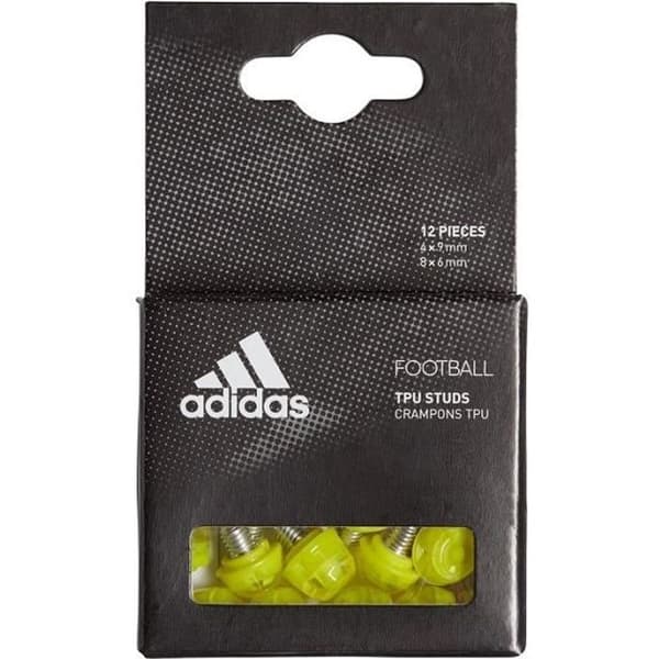 adidas ersättningsdubbar TPU unisex ersättningsklotsar för vuxna, flerfärgade, 8 x 6 mm + 4 x 9 mm