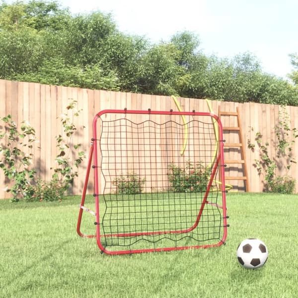 Justerbar kickback rebounder 96x80x96 cm stål & PE