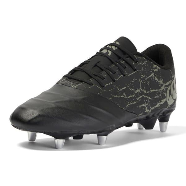 Canterbury - QB000136AP7 - Mixte Phoenix Genesis Team Soft Ground Rugbystövlar, Svart Grå Gravitation, 36 EU
