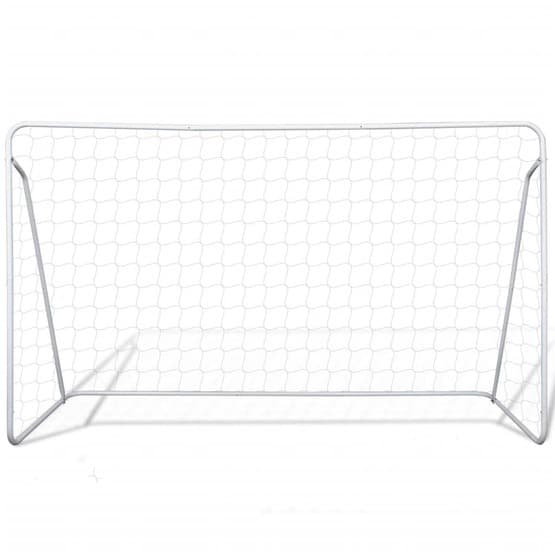 Fotbollsmål I Stål Med Nät 240 X 90 X 150 Cm