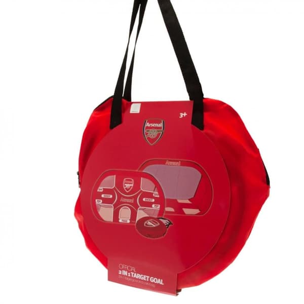 Arsenal FC 2 in 1 Pop Up Football Goal Red/White One Size
