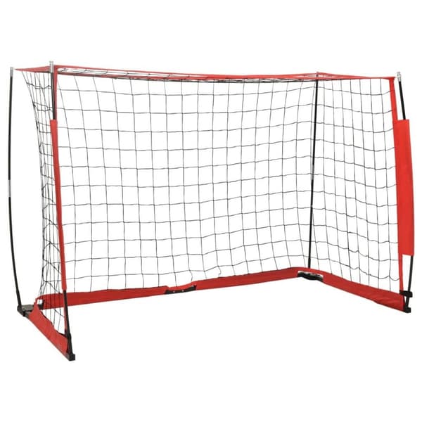 vidaXL Fotbollsmål 184x91x124,5 cm stål