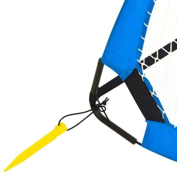 vidaXL Fotbollsmål för barn 2 st med förvaringsväska 75,5x46x48 cm