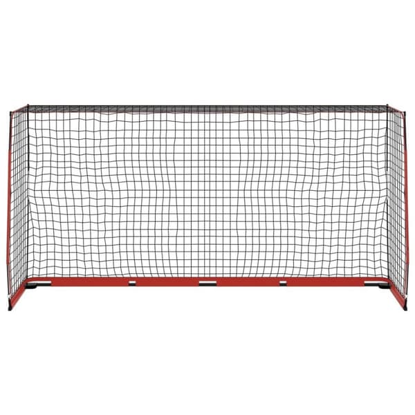 vidaXL fodboldmål 366,5x91x183 cm stål