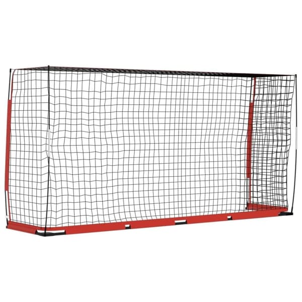 vidaXL fodboldmål 366,5x91x183 cm stål
