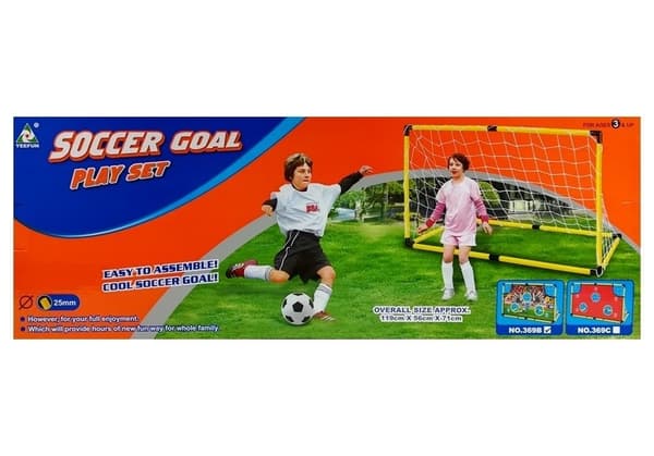 Fodboldmål - PVC - 119 x 56 x 71 cm