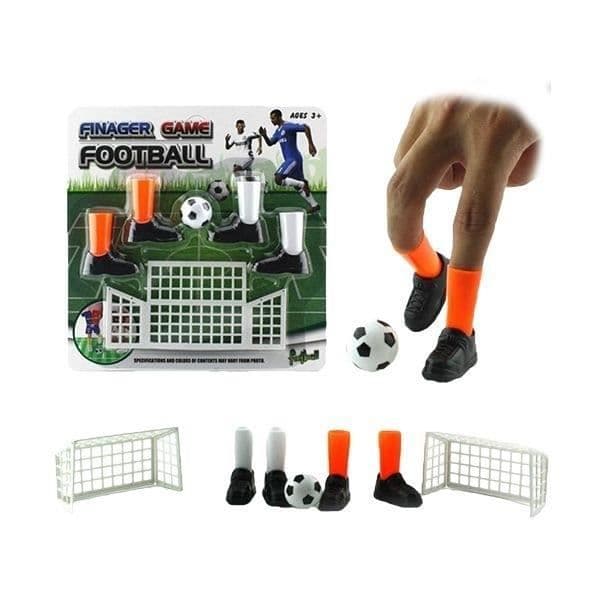 Fingerfotboll - Ej specificerat - Ej specificerat - 2 par skor - 1 boll - 2 mål