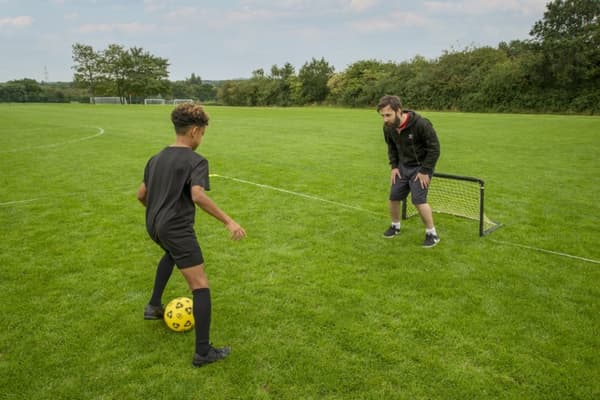 Kickmaster 1-mod-1 Quick fotbollsbana set