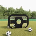 Miniatyrbillede 9 af 9: vidaXL fodboldnet med målhuller 120x80x80 cm polyester