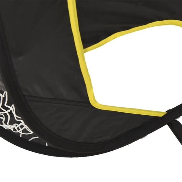 vidaXL Fotbollsmål med skottduk 120x80x80 cm polyester