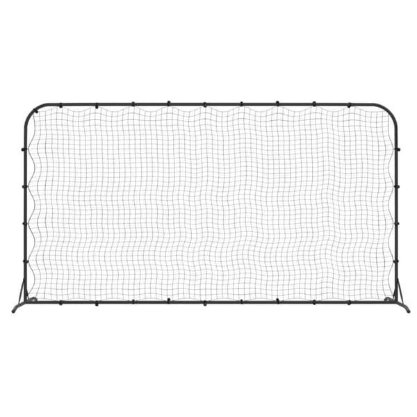 vidaXL fodbold-rebounder 366x90x183 cm HDPE sort