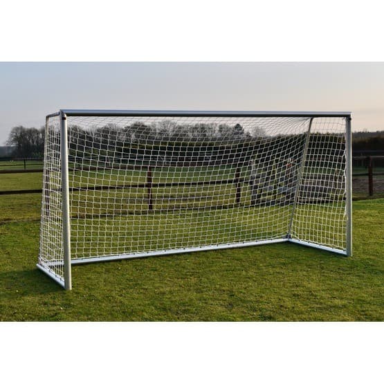 Avyna - 2 St Fotbollsmål - PRO Aluminium - 400x200 Cm Med Nät