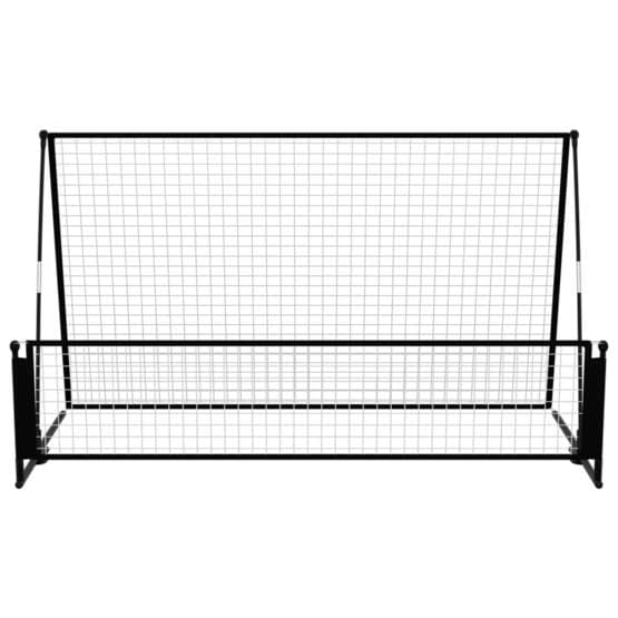 2-I-1 Returnät/Fotbollsmål 202X104X120 Cm Stål