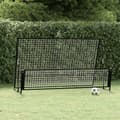 Miniatyrbild 1 av 6: 2-I-1 Returnät/Fotbollsmål 202X104X120 Cm Stål