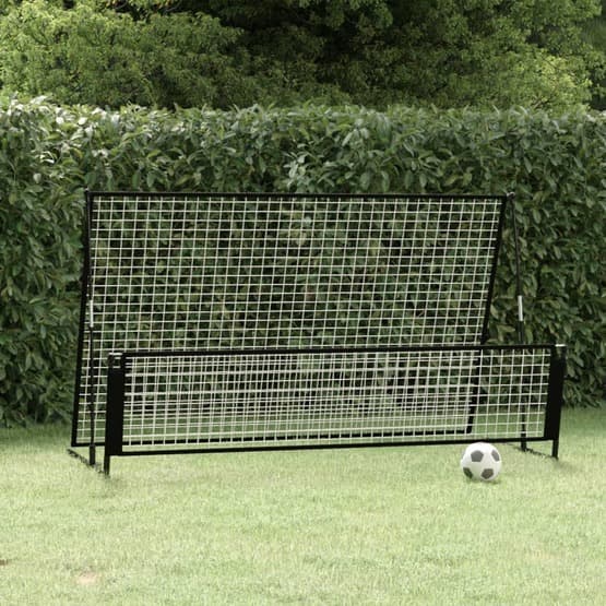 2-I-1 Returnät/Fotbollsmål 202X104X120 Cm Stål